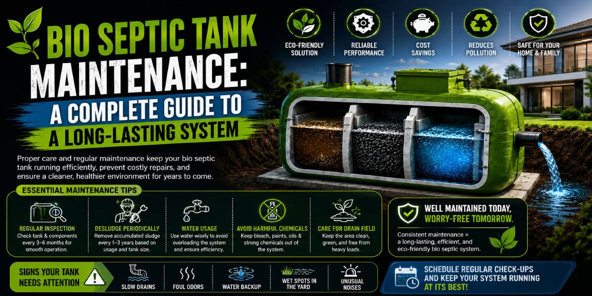 Bio Septic Tank Maintenance: A Complete Guide to a Long-Lasting System