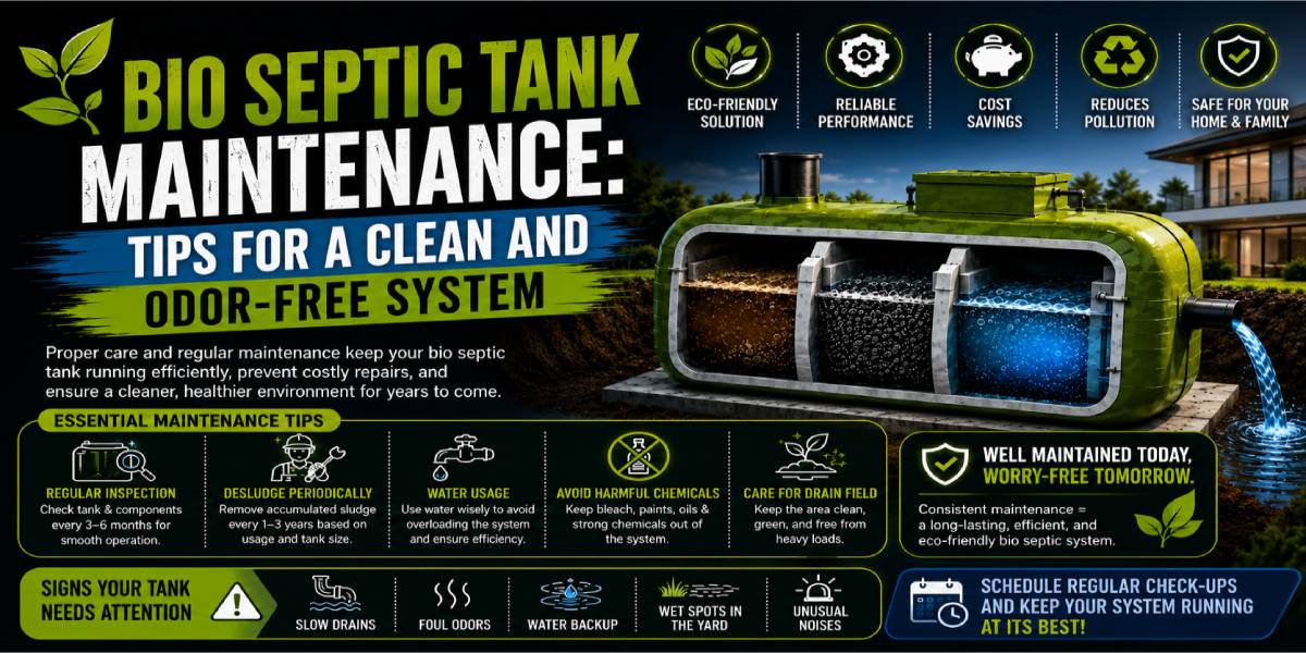 Bio Septic Tank Maintenance: Tips for a Clean and Odor-Free System